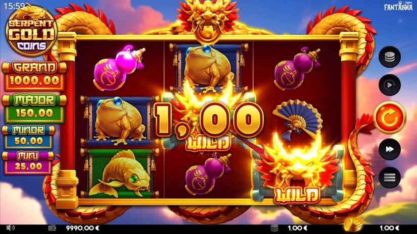 Serpent Gold Coins slot screen 4