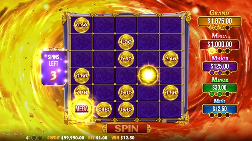Spellmaster slot screen 5