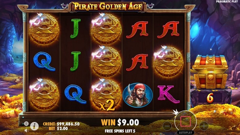 Pirate Golden Age slot screen 5