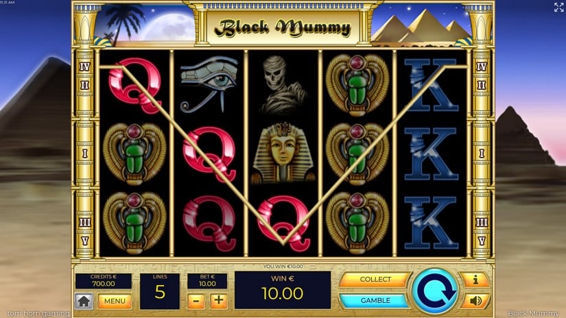 Black Mummy slot screen 2
