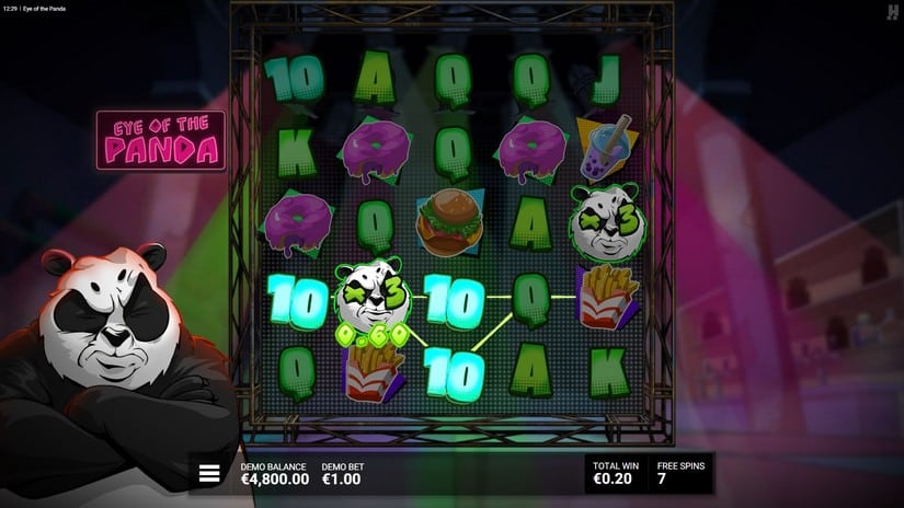 Eye of the Panda slot screen 4