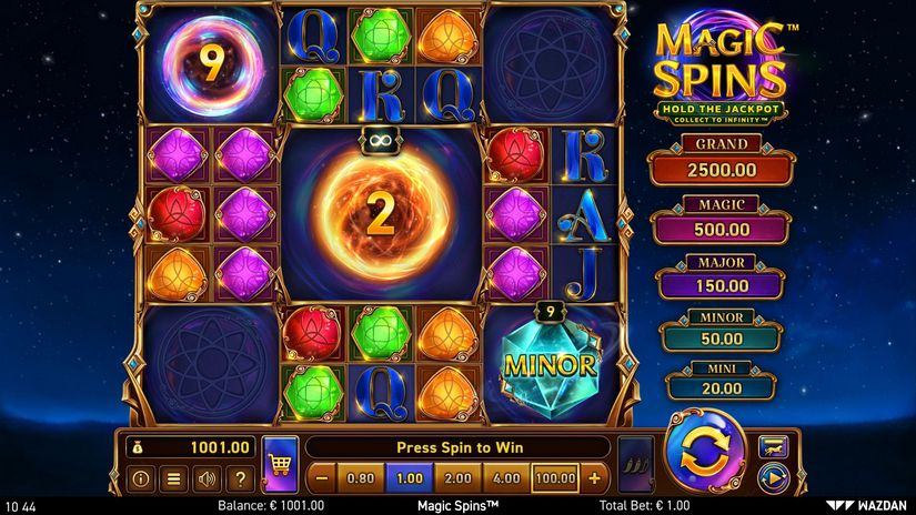 Magic Spins™ slot screen 1