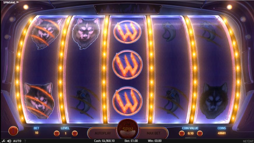 Spinsane slot screen 4