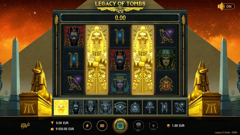 Legacy Of Tombs slot screen 3