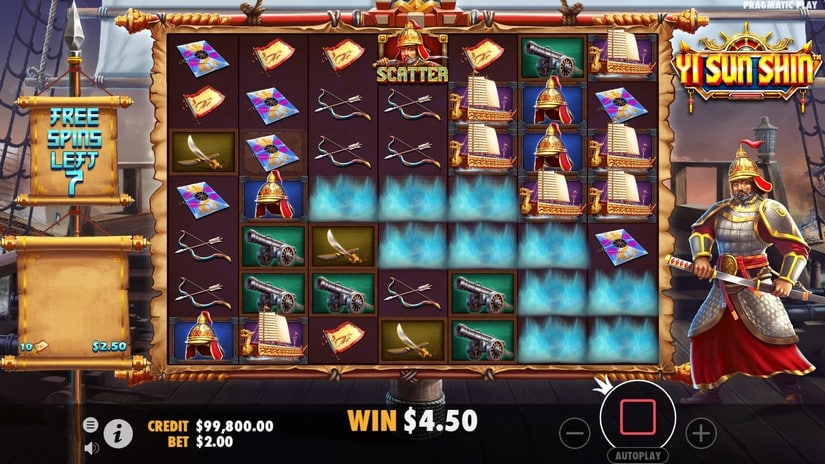 Yi Sun Shin slot screen 4