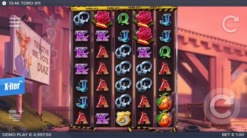 Toro 911 slot screen 2