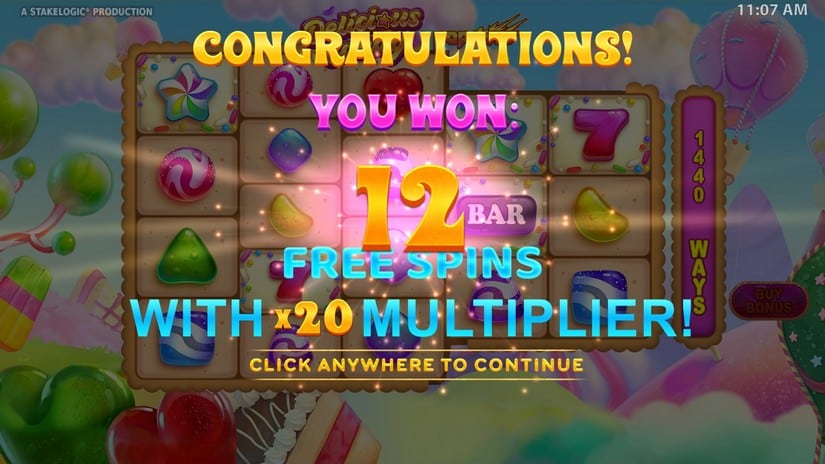 Delicious Candy PopWins slot screen 4