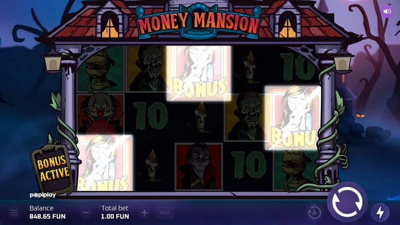 Money Mansion slot screen 2