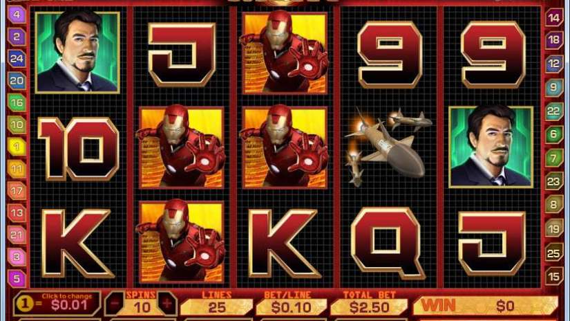 Iron Man slot screen 2