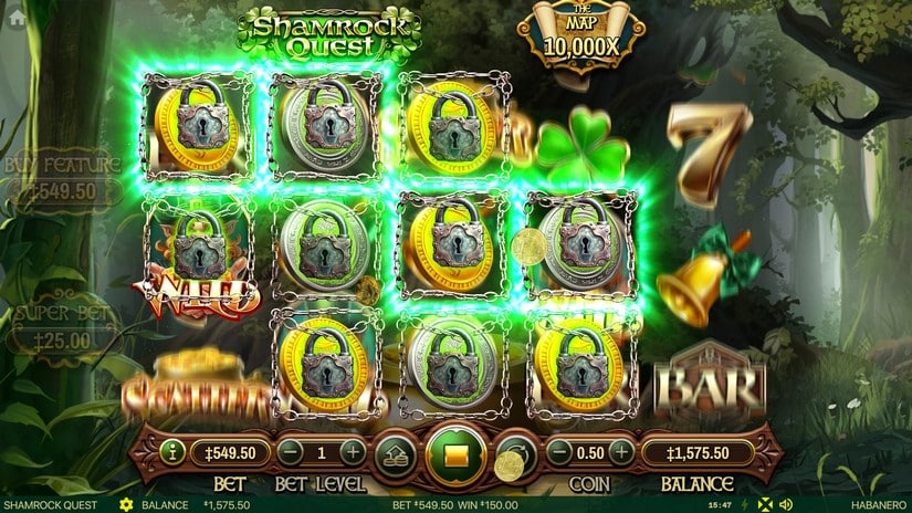Shamrock Quest slot screen 5
