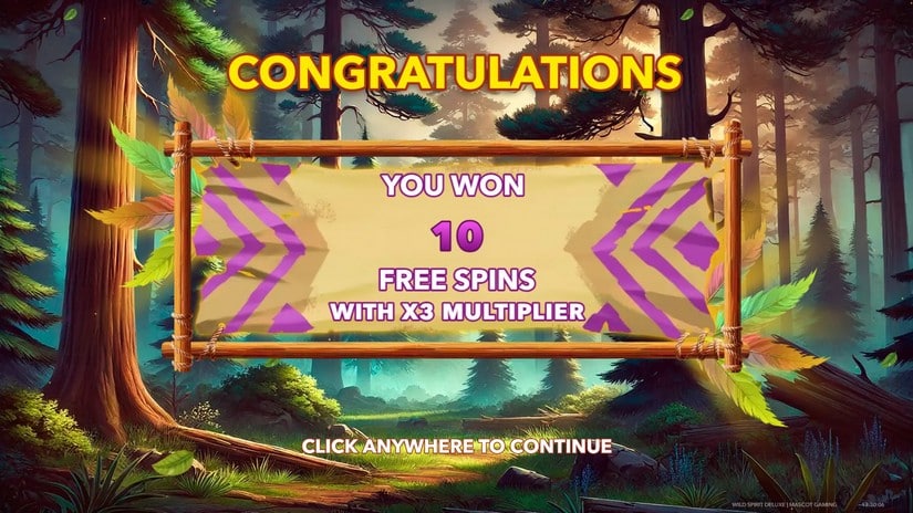 Wild Spirit Deluxe slot screen 2