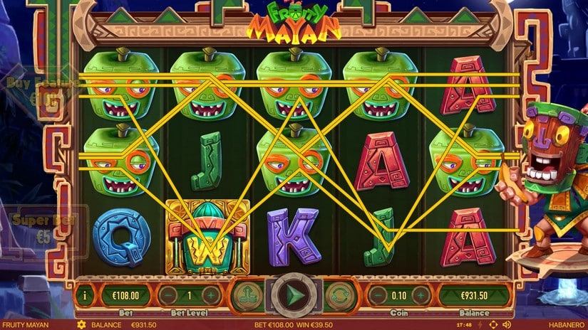Fruity Mayan slot screen 4
