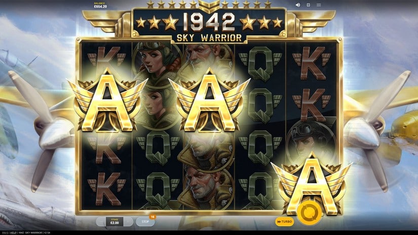 1942: Sky Warrior slot screen 6