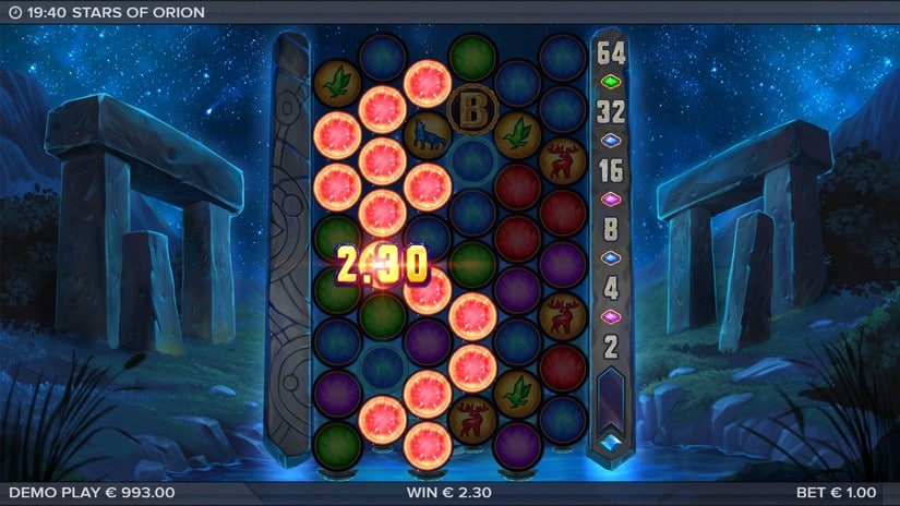 Stars of Orion slot screen 2