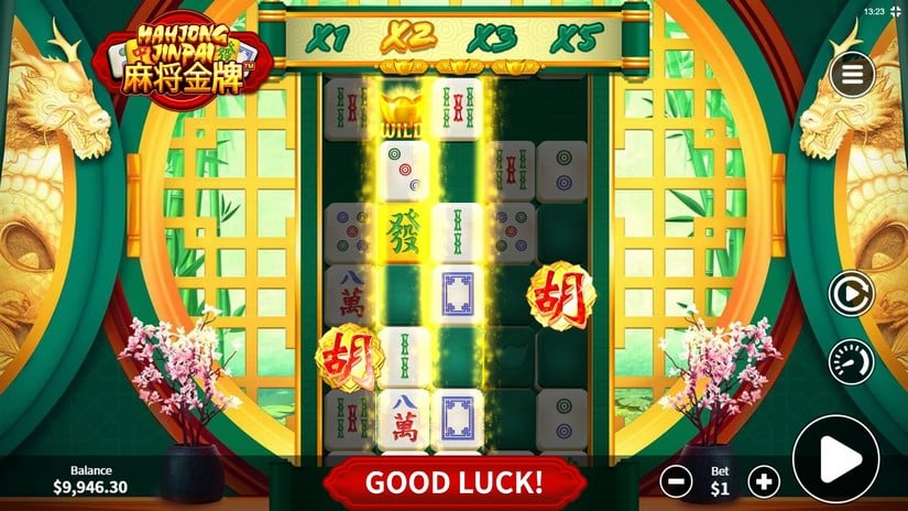 Mahjong Jinpai slot screen 4