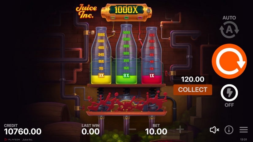 Juice Inc. slot screen 2
