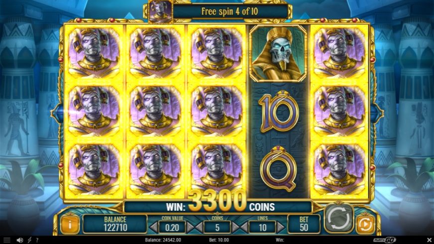 Doom of Egypt slot screen 5