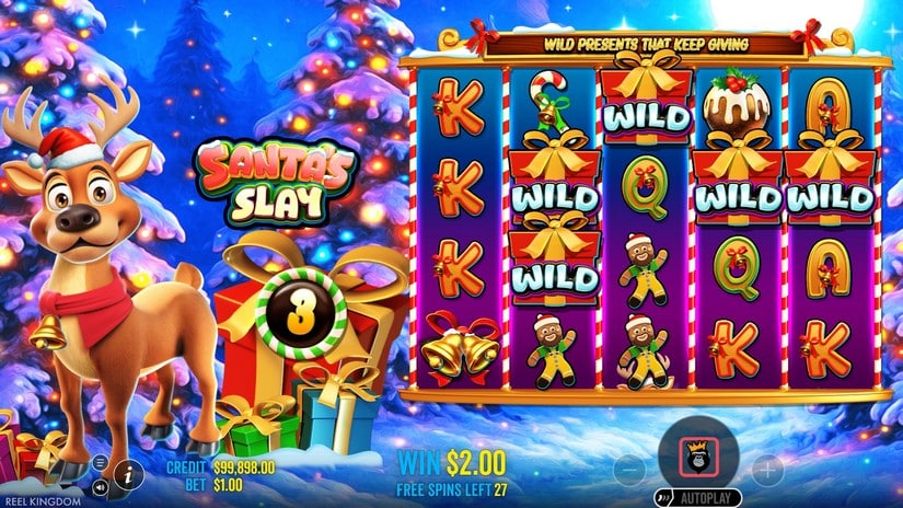 Santa’s Slay slot screen 2