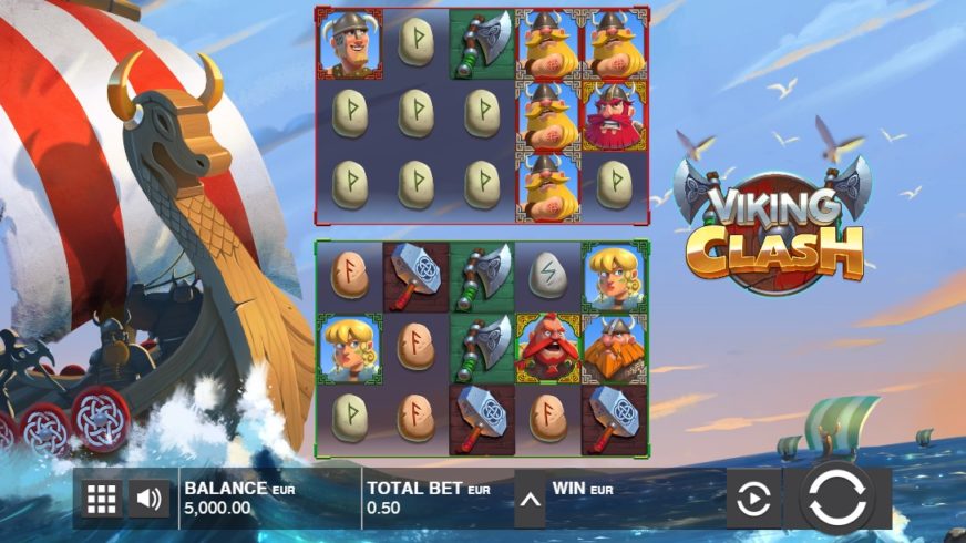 Viking Clash slot screen 1
