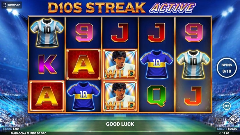 Maradona El Pibe De Oro slot screen 4