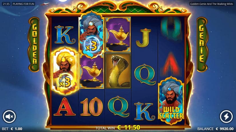 Golden Genie slot screen 4