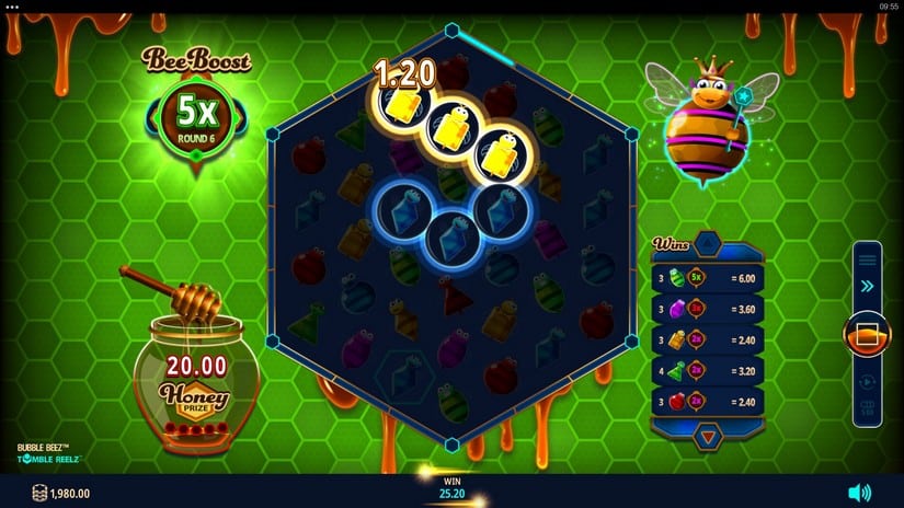 Bubble Beez slot screen 3