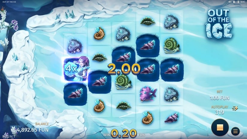 Out of the Ice slot screen 5