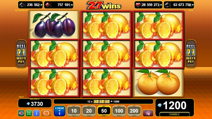 27 Wins slot screen 4