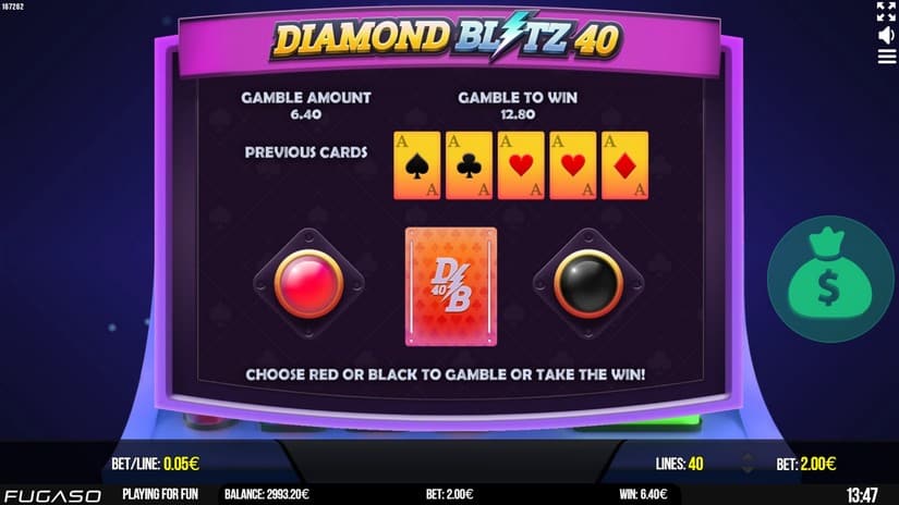 Diamond Blitz 40 slot screen 4