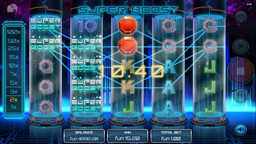 Super Boost slot screen 2