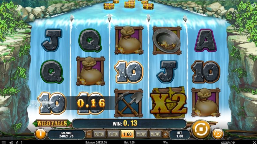 Wild Falls slot screen 3