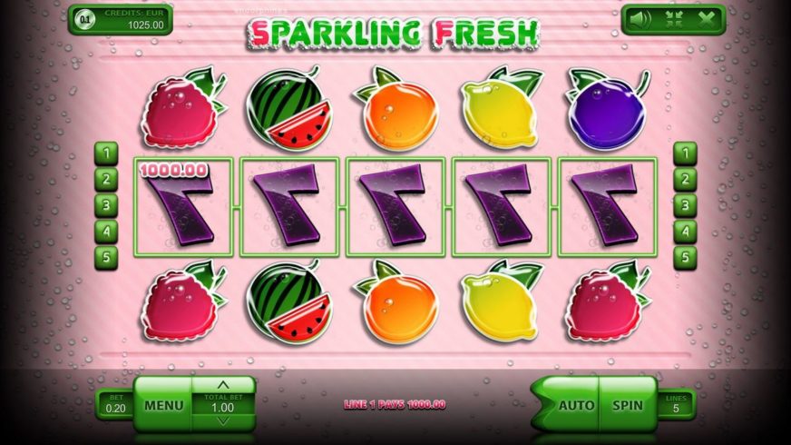 Sparkling Fresh slot screen 4