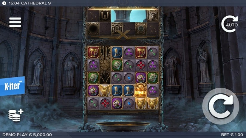 Cathedral 9 slot screen 1