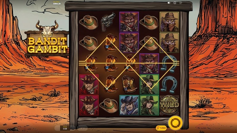 Bandit Gambit slot screen 3