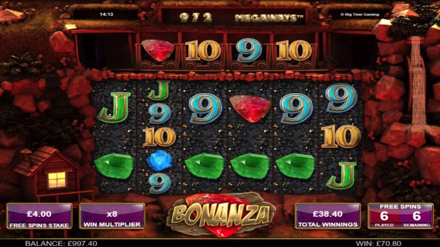 Bonanza slot screen 2