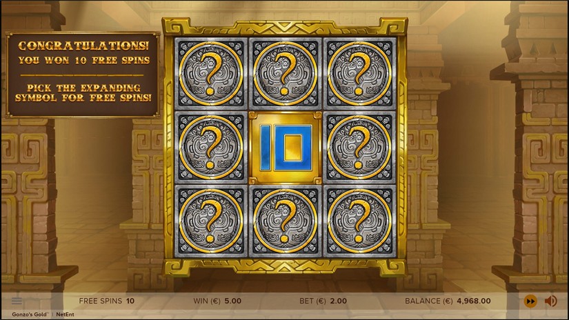Gonzo’s Gold slot screen 4