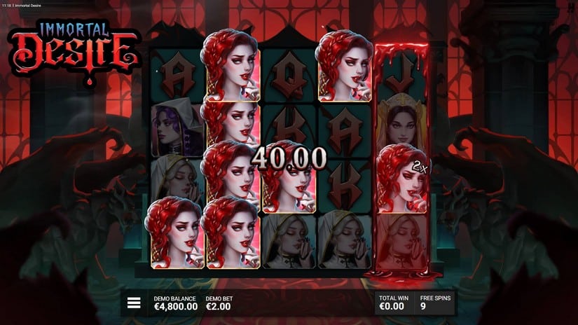 Immortal Desire slot screen 4