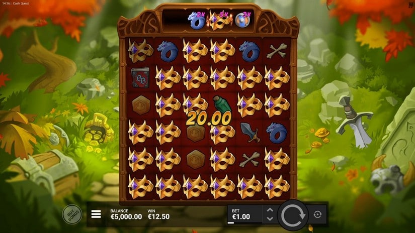 Cash Quest slot screen 2