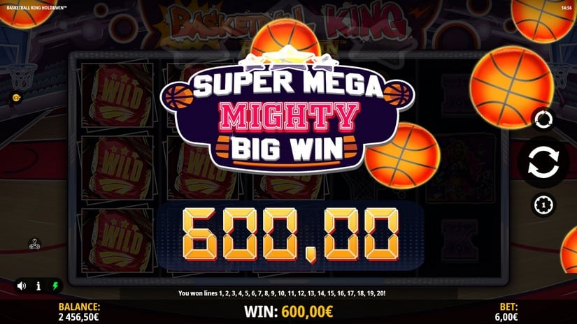Basketball King Hold and Win slot screen 7