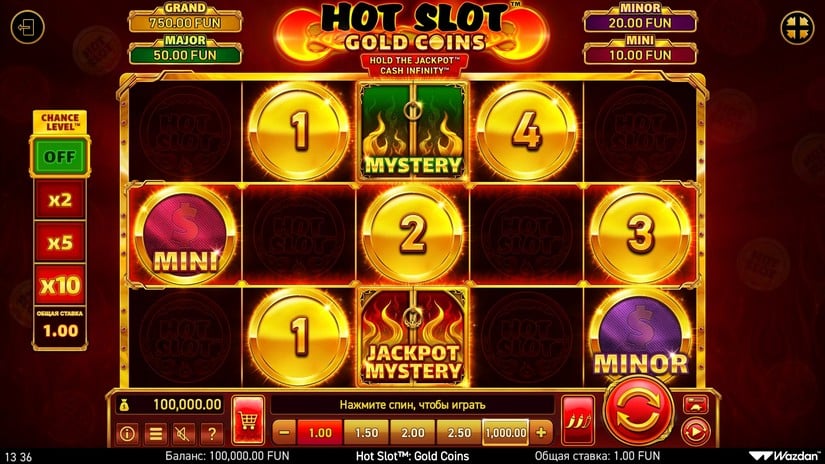 Hot Slot™: Gold Coins slot screen 1