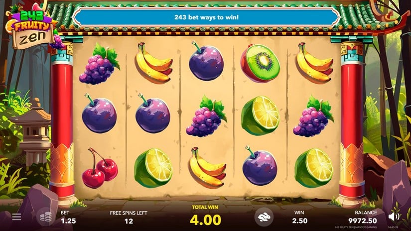 243 Fruity Zen slot screen 4