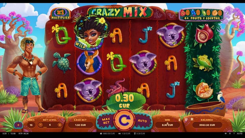 Crazy Mix slot screen 2