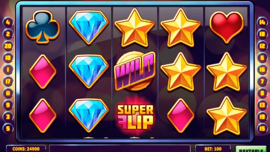 Super Flip slot screen 1