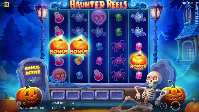 Haunted Reels slot screen 3