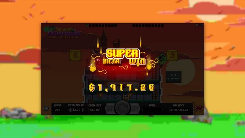 Dragon Fortress Battle of the Castle slot screen 8