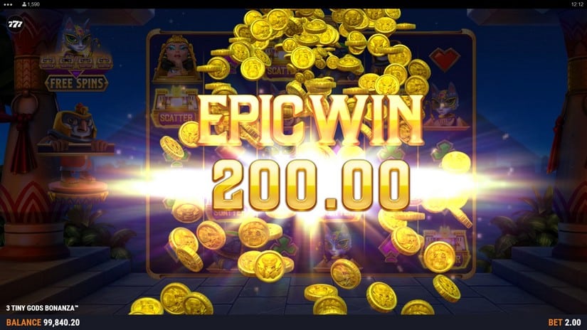 3 Tiny Gods Bonanza slot screen 6