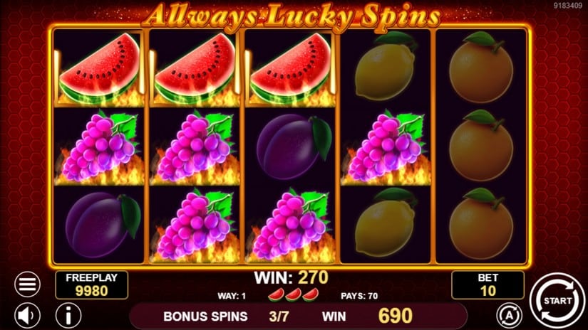 Allways Lucky Spins slot screen 4