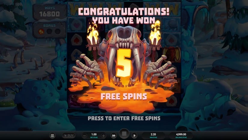 Primal Times slot screen 3