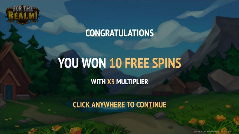 For The Realm slot screen 3