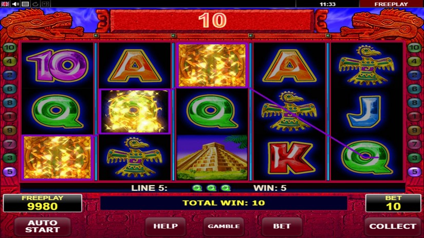 Aztec Secret slot screen 1
